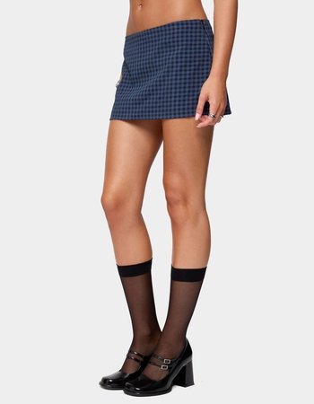 EDIKTED Winsley Gingham Mini Skort Alternative Image