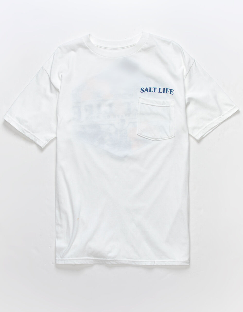 SALT LIFE Sailin Tropics Mens Tee image number 1