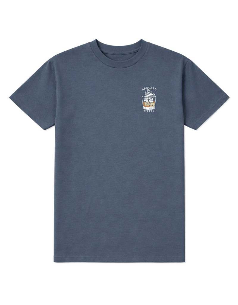 HAGGARD PIRATE Loose Lips Mens Tee image number 1