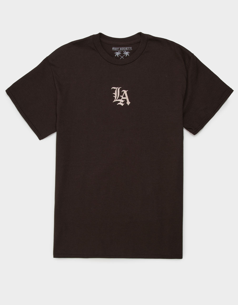 RIOT SOCIETY LA Center Embroidered Mens Tee image number 0