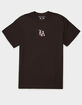 RIOT SOCIETY LA Center Embroidered Mens Tee image number 1