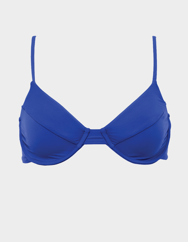 VYB SWIM Sapphire Whisper Fixed Triangle Bikini Top image number 0