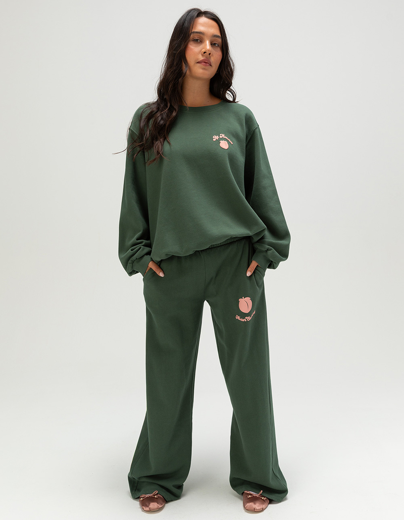 NECTAR CLOTHING Au Natural Womens Wide Leg Sweatpants image number 0