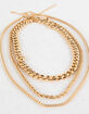 RSQ Layered Chain Necklace image number 2