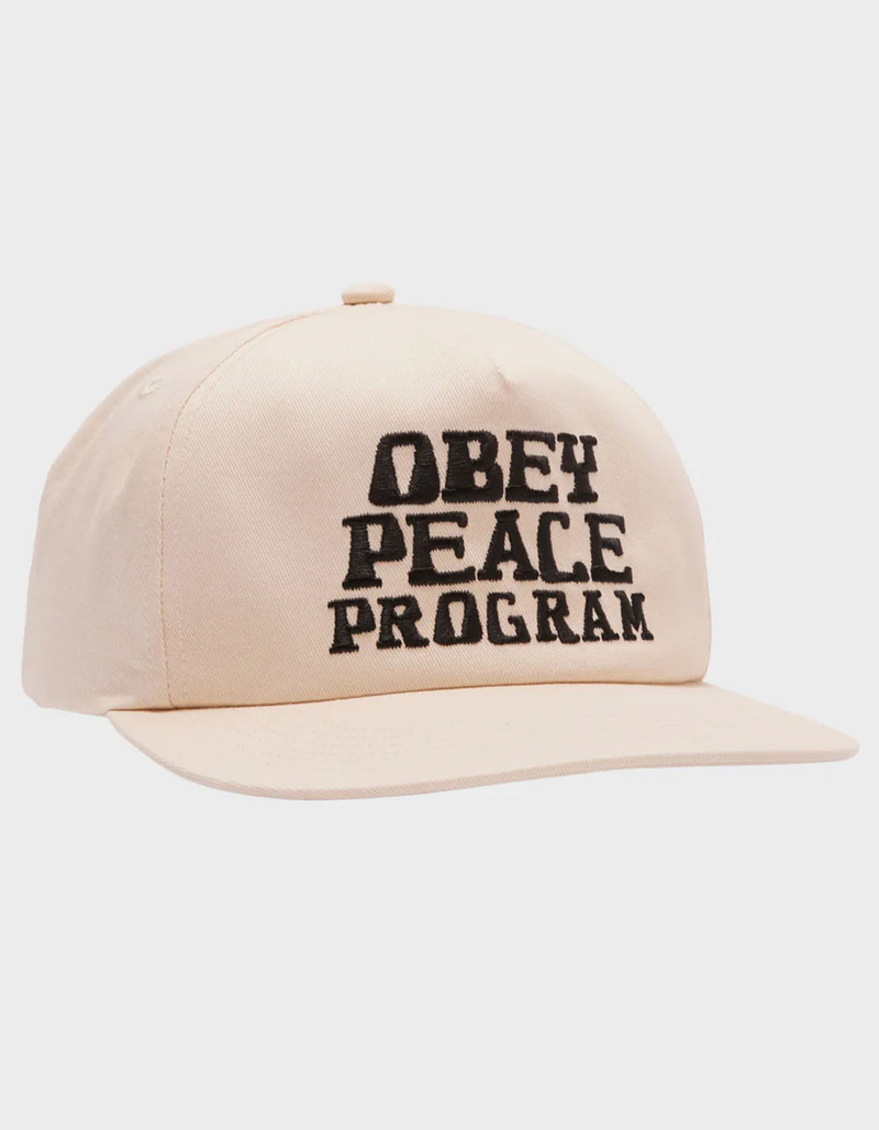 OBEY Peace Program Snapback Hat image number 0