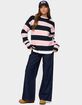EDIKTED Conrad Striped Knit Sweater image number 4