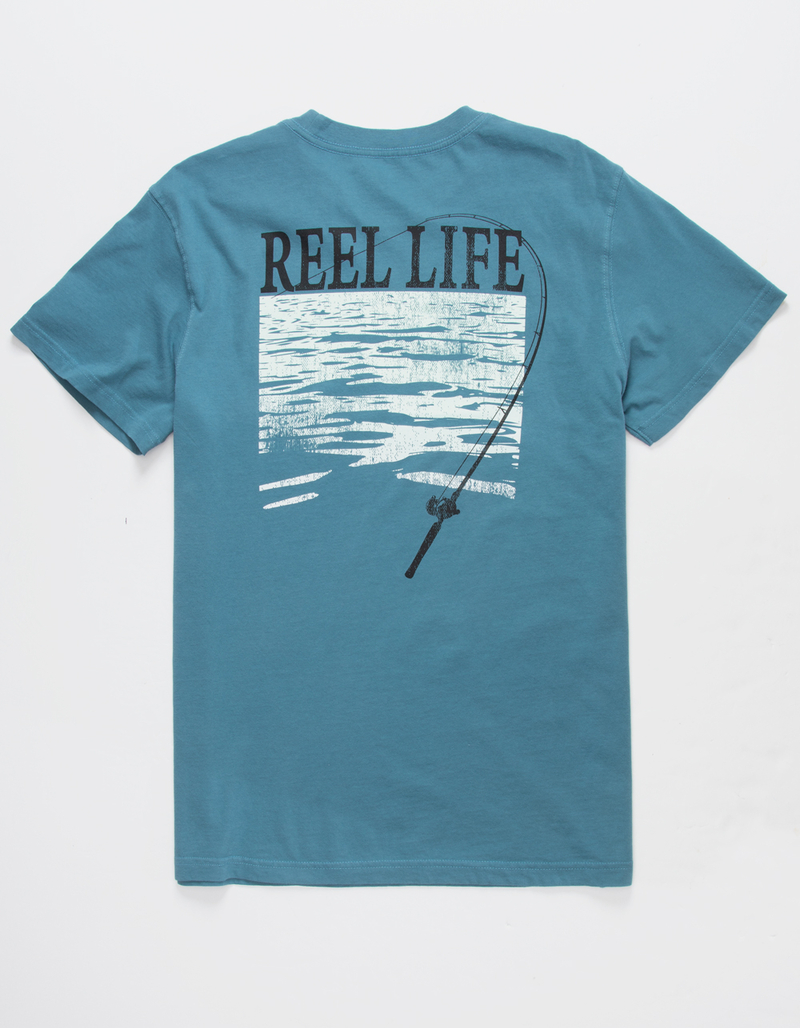 REEL LIFE Casting The Line Mens Tee image number 0