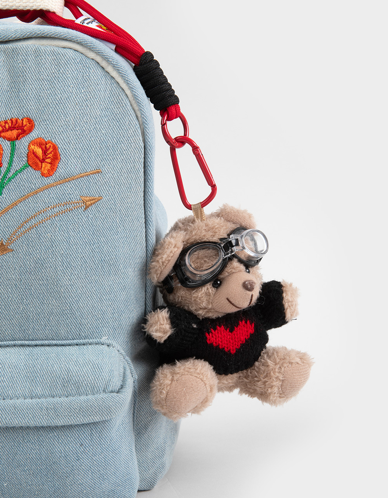 FULL TILT Aviator Bear Bag Charm image number 1