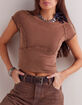 FREE PEOPLE Protagonist Womens Crop Tee image number 1