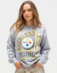 JUNK FOOD Pittsburgh Steelers Backfield Womens Crewneck Sweatshirt image number 1