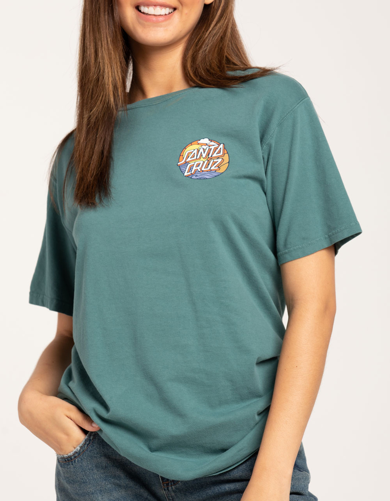 SANTA CRUZ Cliff Dot Womens Boyfriend Tee image number 2