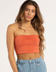 FULL TILT Solid Cinch Tube Top image number 1