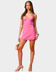 EDIKTED Barbie&trade; Muse Cupped Chiffon Mini Dress image number 5