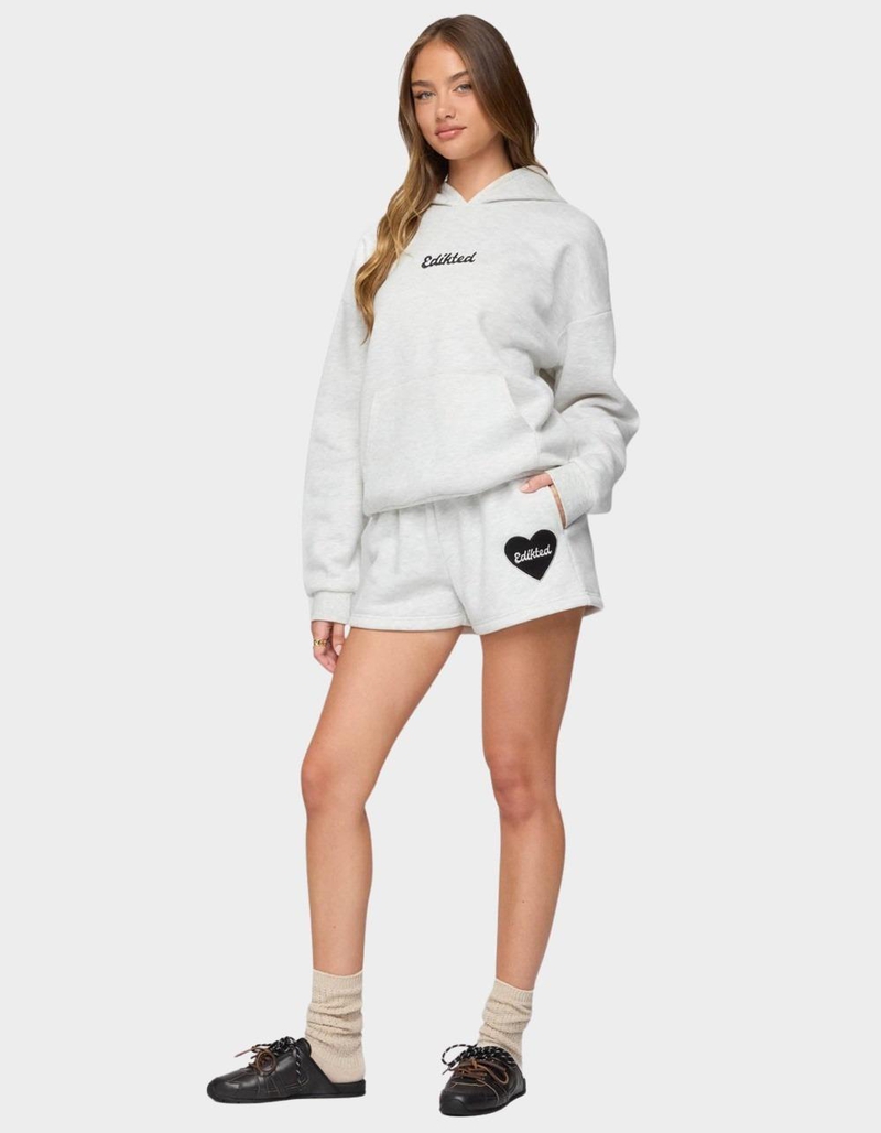 EDIKTED Big Love Edikted Sweat Shorts image number 3