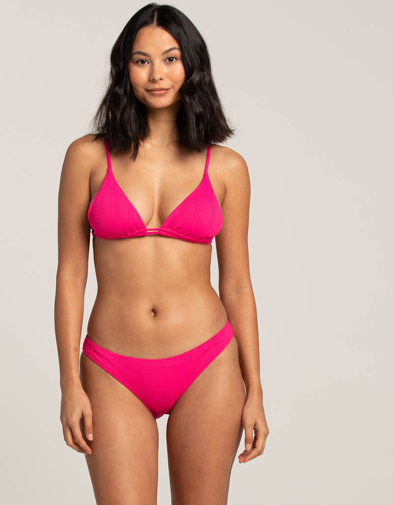 DAMSEL Texture Rib Hipster Bikini Bottoms image number 5