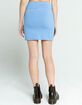 FULL TILT Bodycon Light Blue Mini Skirt image number 4
