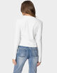 EDIKTED Blossom Long Sleeve Tee image number 5