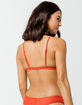 FULL TILT Fixed Triangle Burnt Red Bikini Top image number 3