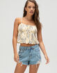 RSQ Womens Mid Rise Vintage Shorts image number 6