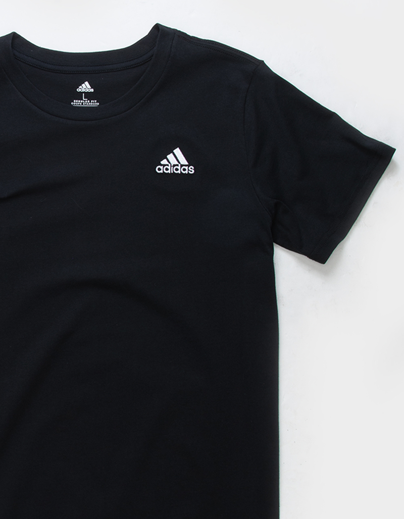 ADIDAS Embroidered Logo Boys Tee BLACK Tillys