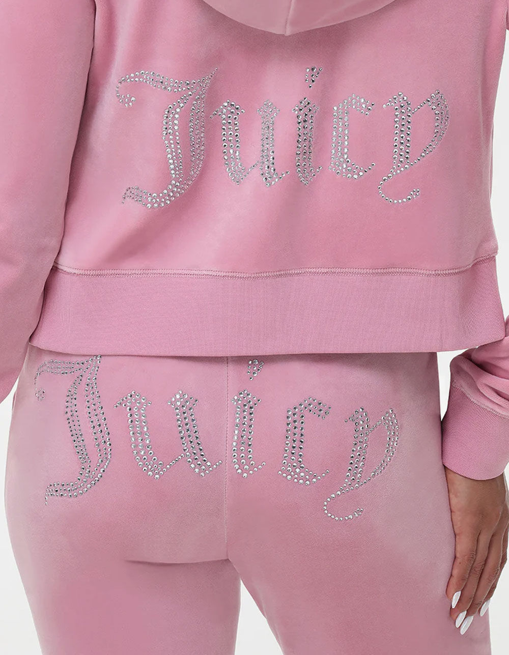 JUICY COUTURE OG Big Bling Womens Hoodie - BUBBLEGUM | Tillys