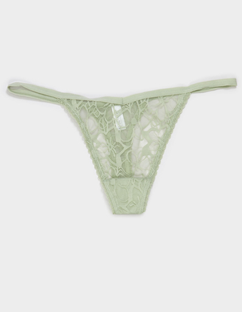 FULL TILT All Over Floral Lace Thong Primary Image