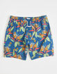 BLUE CROWN Riviera Mens 7" Swim Shorts image number 2