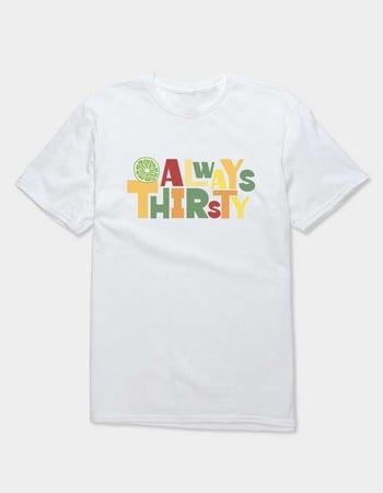 THIRSTY Lime Colorblock Unisex Tee Primary Image
