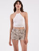 BDG Urban Outfitters Y2K Women Camo Shorts image number 1