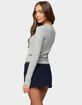 EDIKTED LA Girl Long Sleeve Tee image number 3