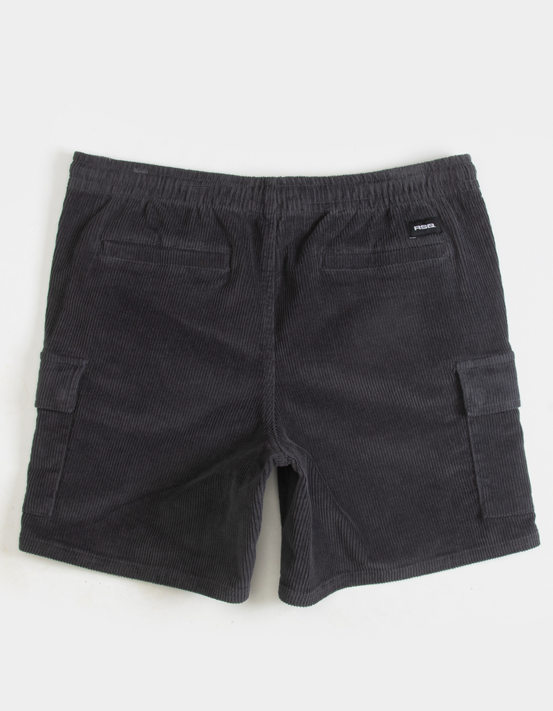 RSQ Mens Corduroy Cargo Pull On Shorts image number 7