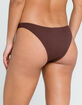 DAMSEL Flat Rib Cheeky Bikini Bottoms image number 3