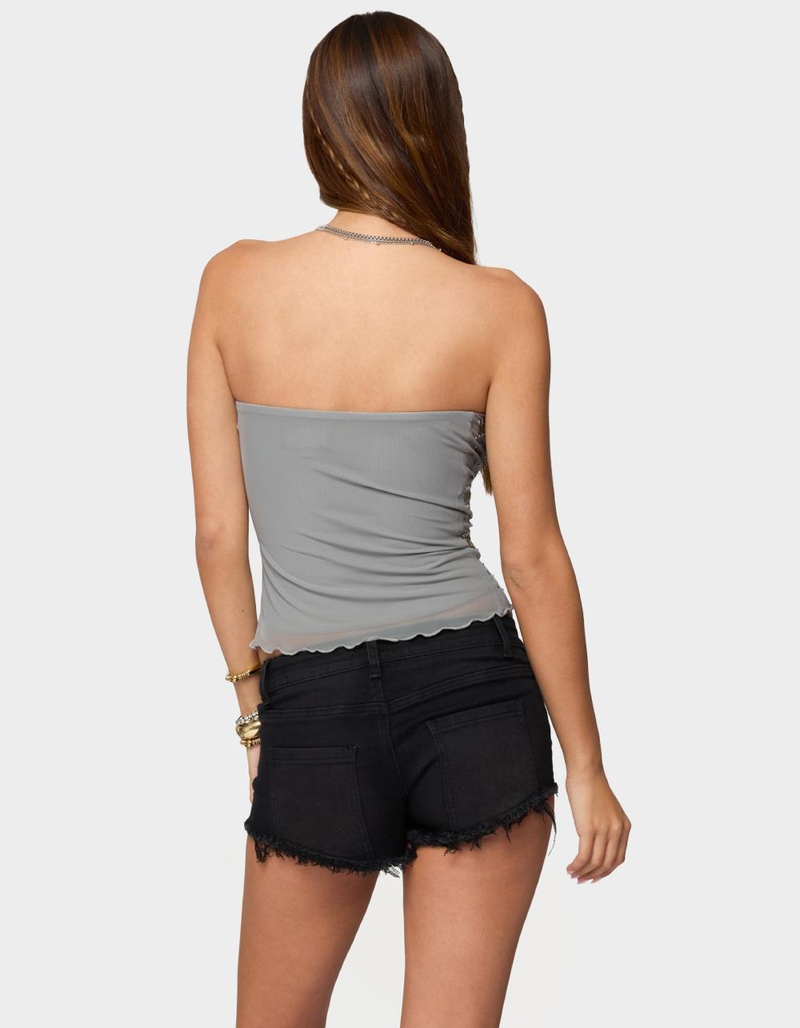 EDIKTED Izetta Embellished Strapless Top image number 2