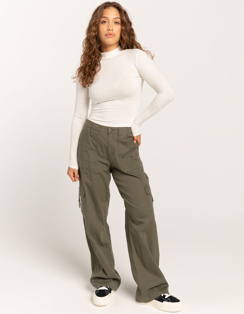 TILLYS Mock Neck Womens Long Sleeve Tee image number 2