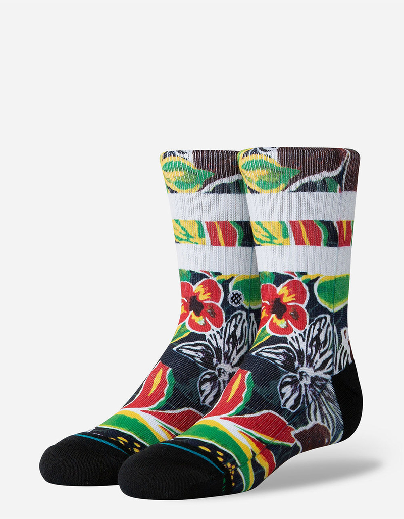 STANCE Tropical Time Kids Crew Socks image number 0