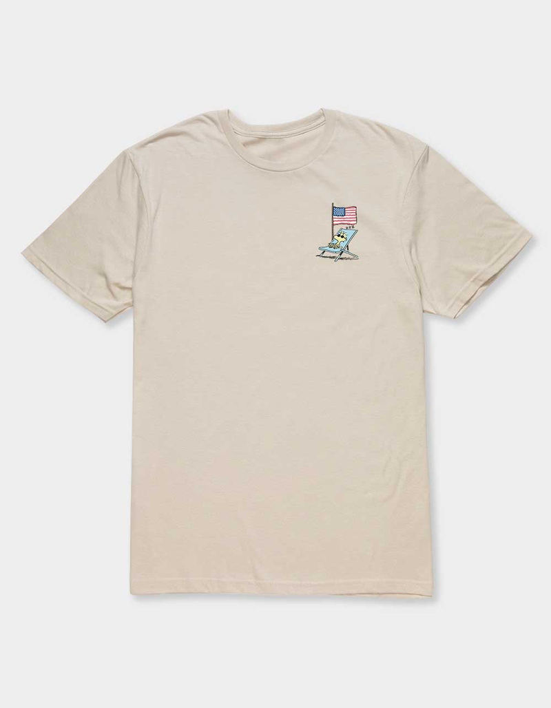 PEANUTS Woodstock America Flag Unisex Tee image number 0
