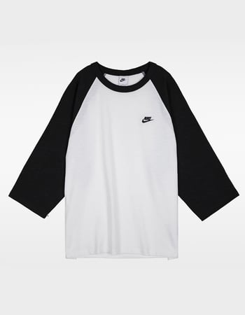NIKE Sportswear Club Mens 3/4 Sleeve Raglan Top Primary Image
