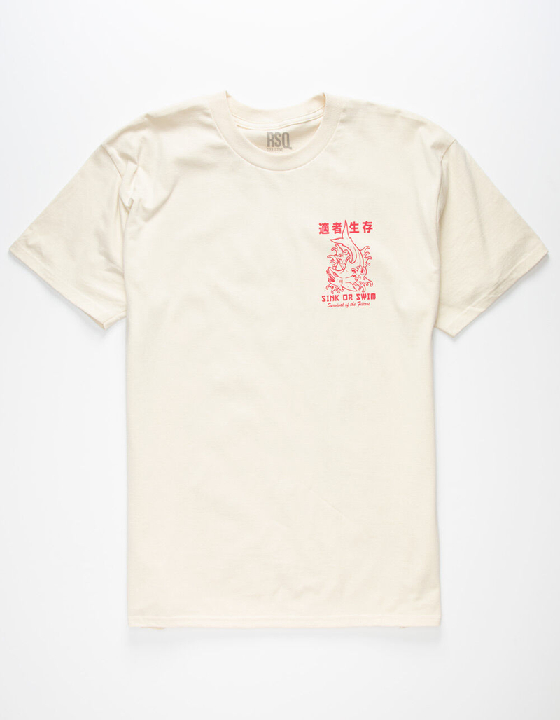 RSQ Survival Of The Fittest Mens T-Shirt image number 1