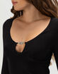 FULL TILT Hardware Womens Long Sleeve Top image number 5