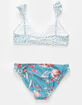 O'NEILL Floral Ruffle Girls Bralette Bikini Set image number 2