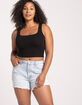 RSQ Womens Vintage High Rise Shorts image number 6