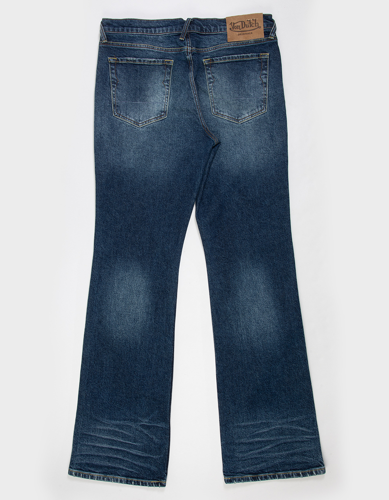 VON DUTCH Core Stacked Flare Mens Jeans image number 1