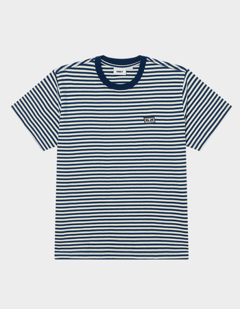 OBEY Established Works Eyes Mens Stripe Tee Primary Image