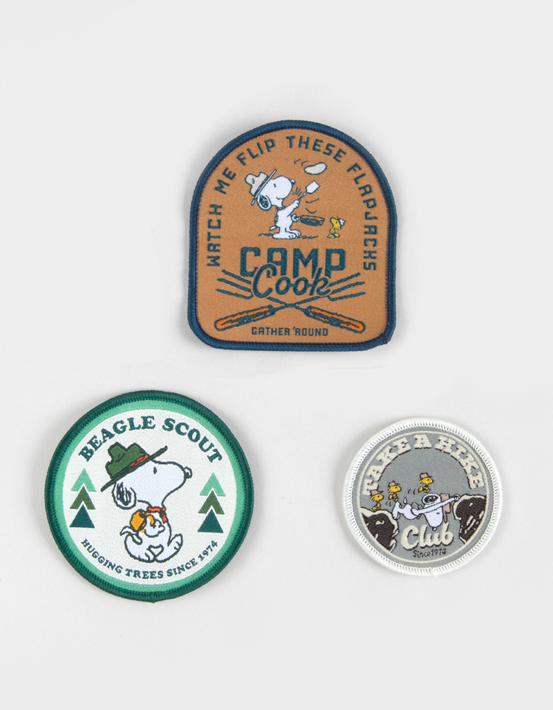 RSQ x Peanuts 3 Pack Iron On Patches image number 0
