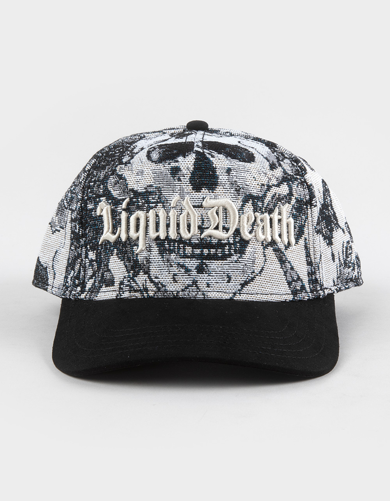 AMERICAN NEEDLE Liquid Death Tapestry Snapback Hat image number 1