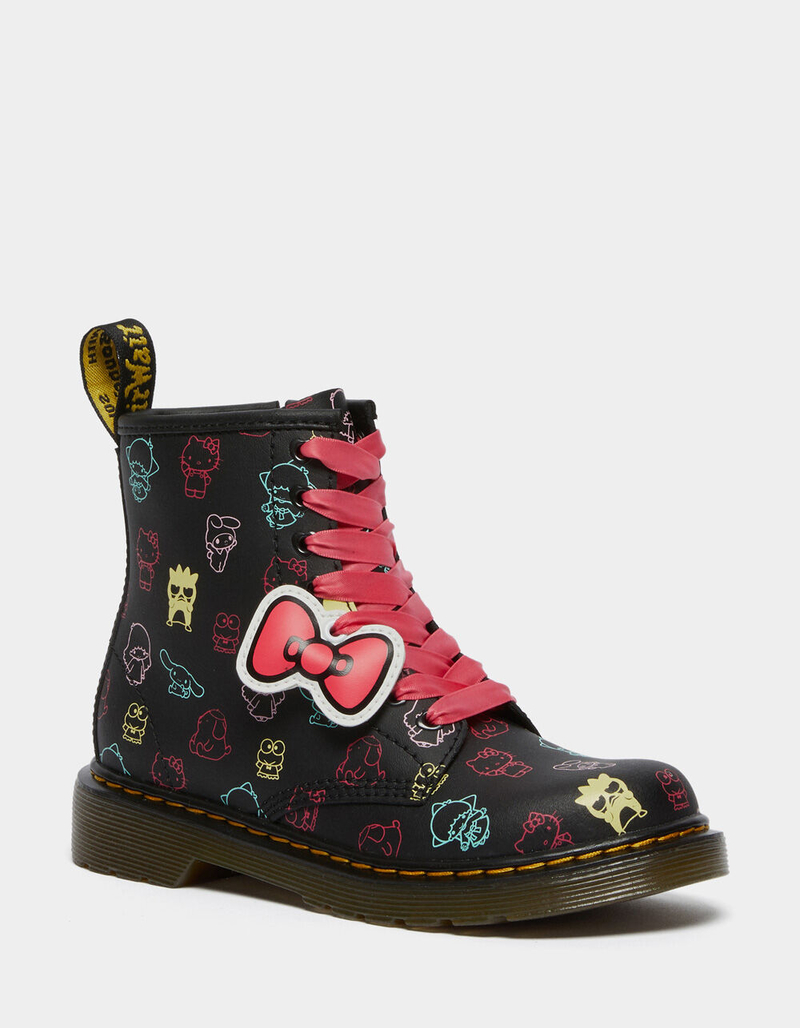 DR. MARTENS x Hello Kitty & Friends 1460 Leather Lace Up Girls Boots image number 0