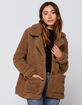 SUNSET LANE Cozy Brown Womens Jacket image number 1