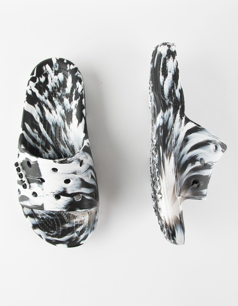 CROCS Classic Marbled Slide Sandals image number 4