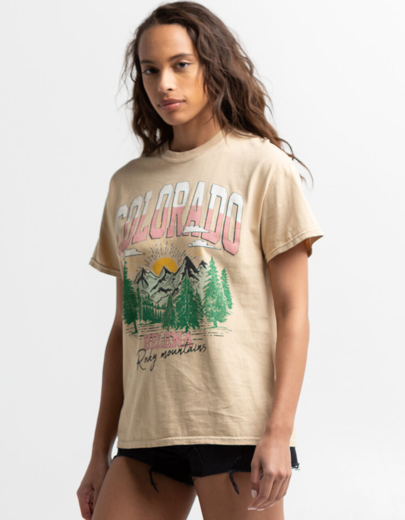 FULL TILT Colorado Womens Oversized Tee image number 1