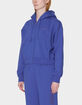 OBEY League Cropped Womens Zip Hoodie image number 3